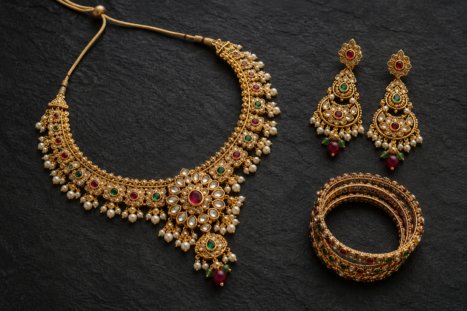 Bridal jewellery detail